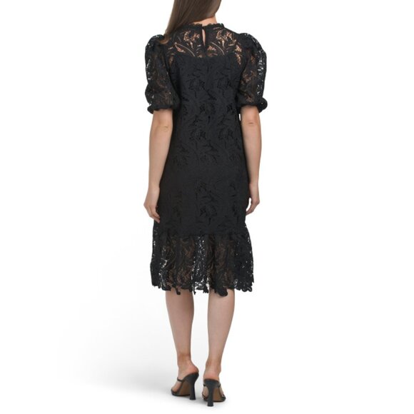 NANCY YANG Black Lace Dress - Picture 2 of 2